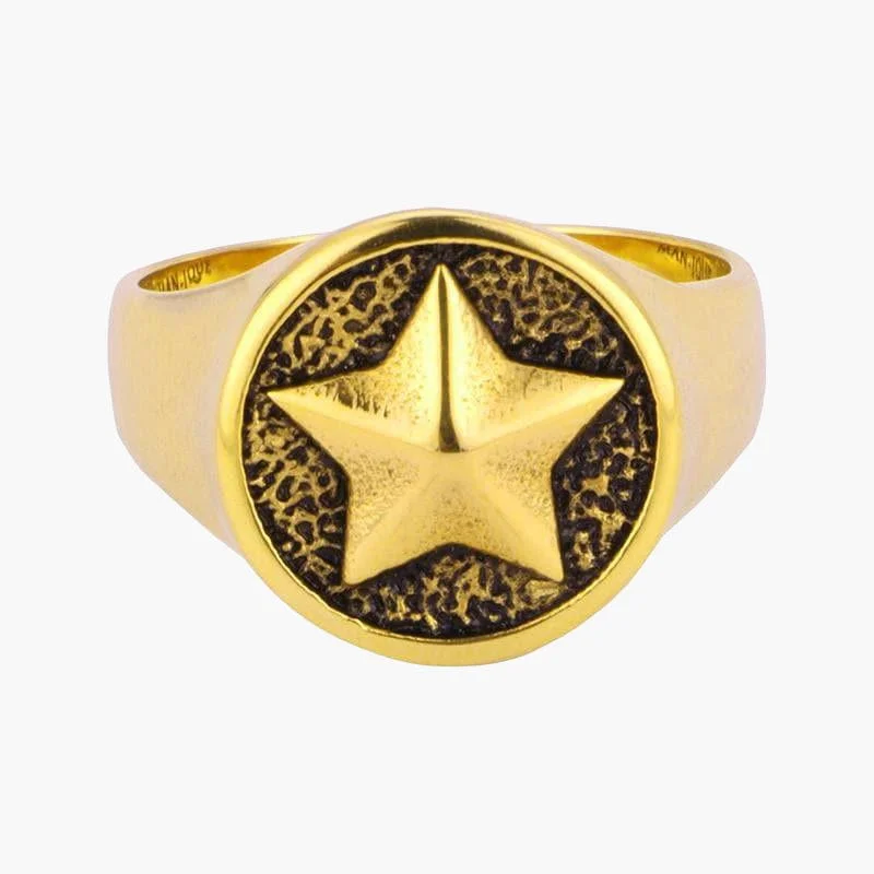 Women’s engagement rings-Star Dust Ring - Gold