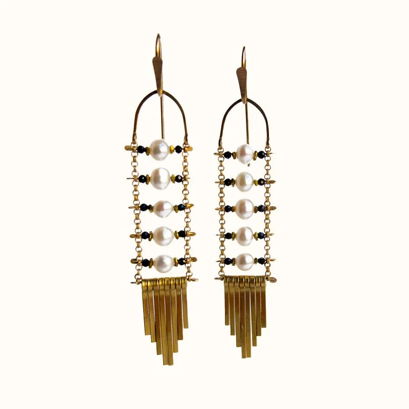 Women’s bridal earrings-Pearl Earrings