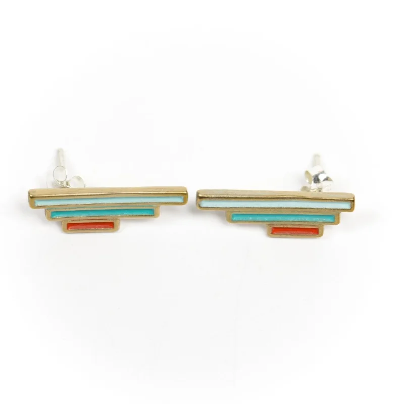 Women’s minimalist stud earrings-Piedmont stud earrings