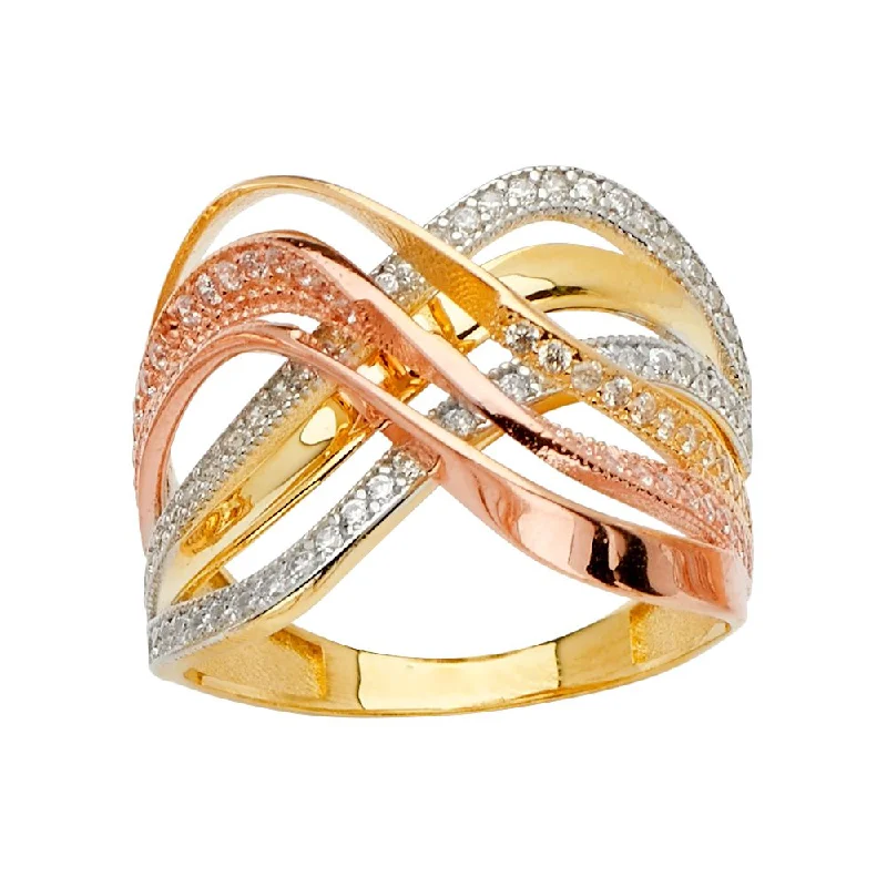 Women’s ring sets-14K CZ Ring