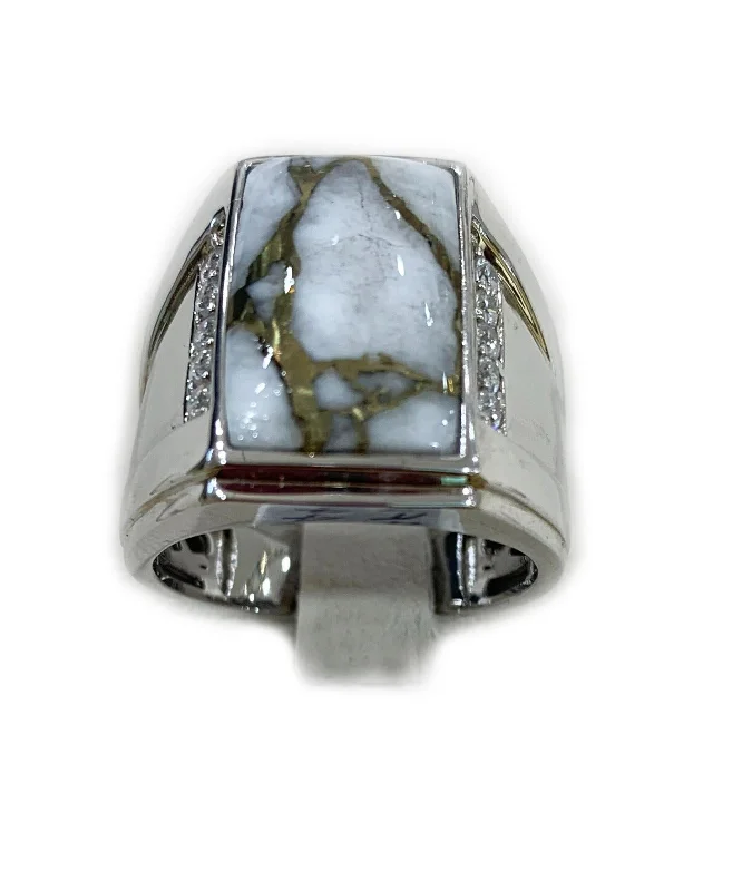 Women’s statement rings-Sterling Silver Mens Ring