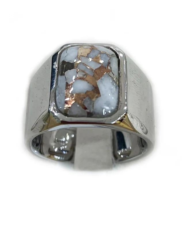 Women’s vintage rings-Sterling Silver Mens Ring