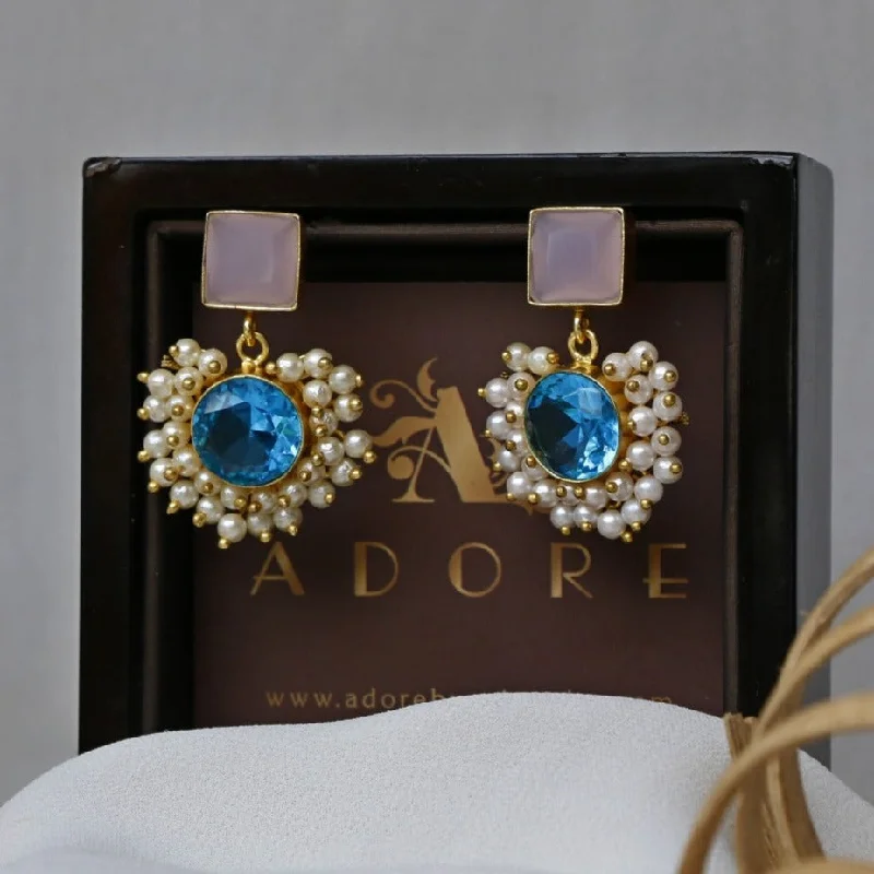 Women’s adjustable hoop earrings-Multicolour Glossy Royal Earrings