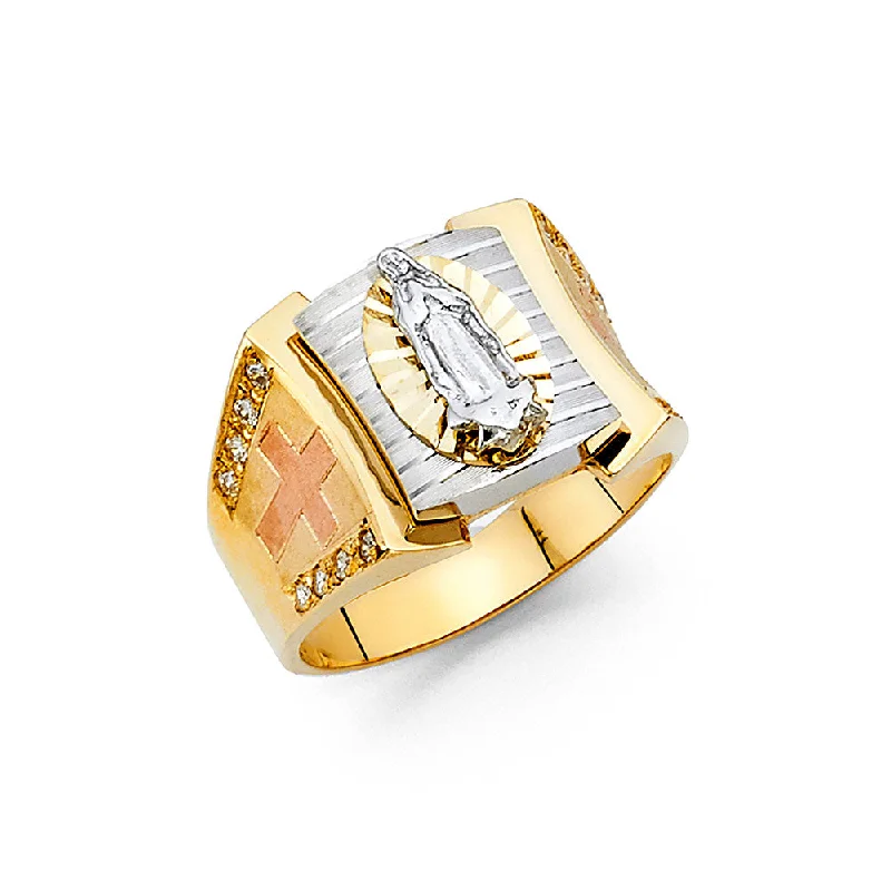 Women’s love rings-14K Guadalupe Mens Ring