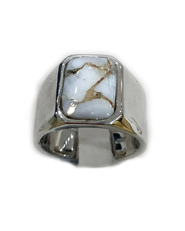 Women’s wedding rings-Sterling Silver Mens Ring