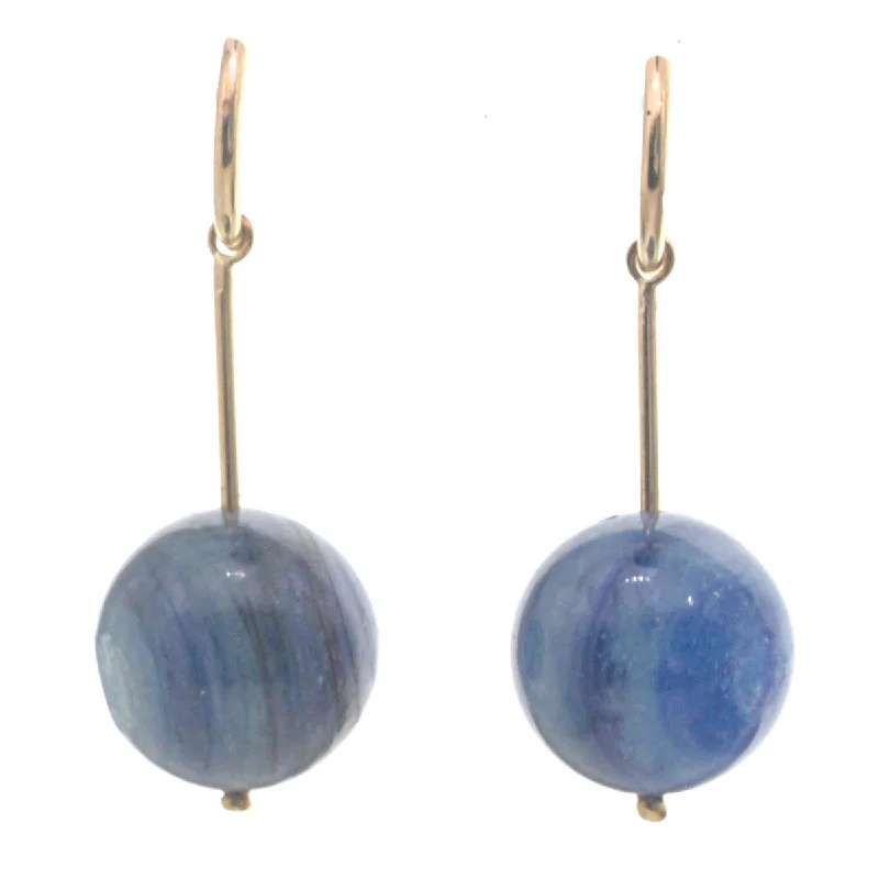 Women’s hoop earrings for brides-Swingers Hooplet Earrings Kyanite