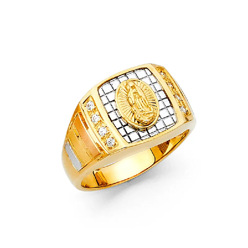 Women’s wedding sets with rings-14K Guadalupe Mens Ring