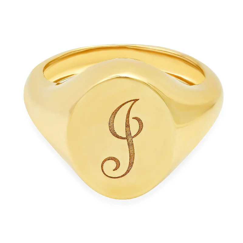 Women’s classic rings-Signet Ring 14kt Gold