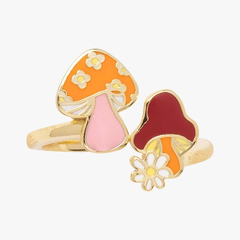 Women’s chunky rings-Magic Mushrooms Ring