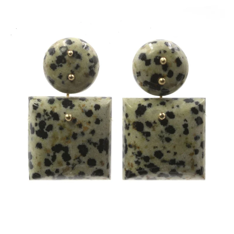 Women’s multi-layer earrings-Mobile Earrings Mini Dalmatian Double