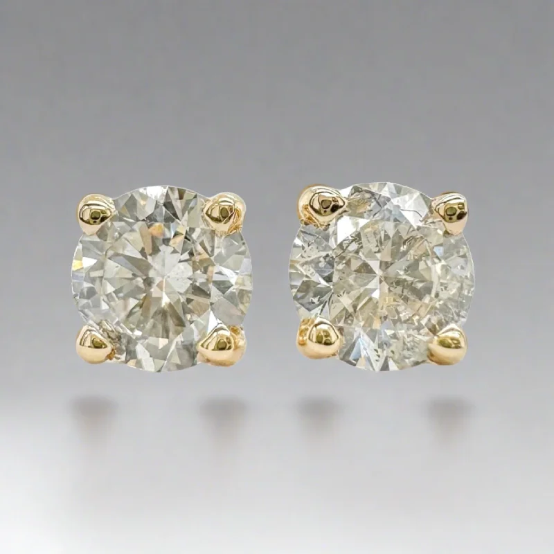 Women’s gold earrings-14K Y Gold 0.54ctw H/SI2 Lab-Created Diamond Earrings