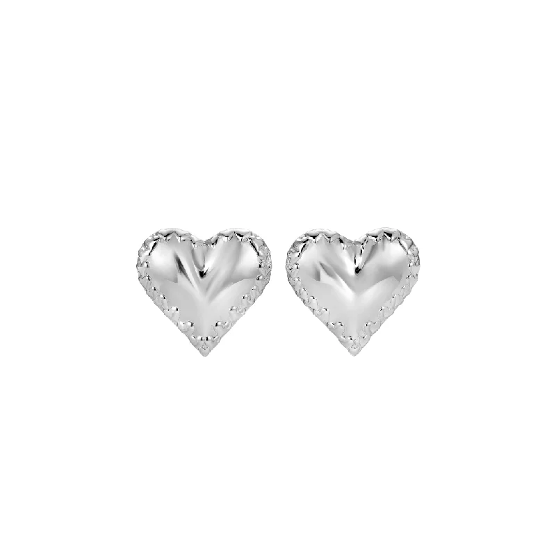 Women’s antique earrings-LOVE II SILVER