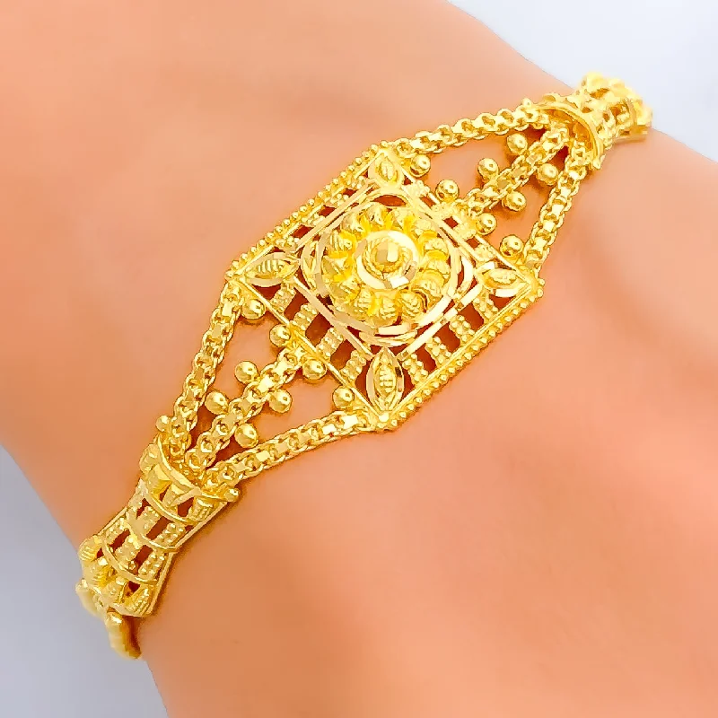 Women’s diamond bracelets-Magnificent Dressy 22k Gold Bracelet