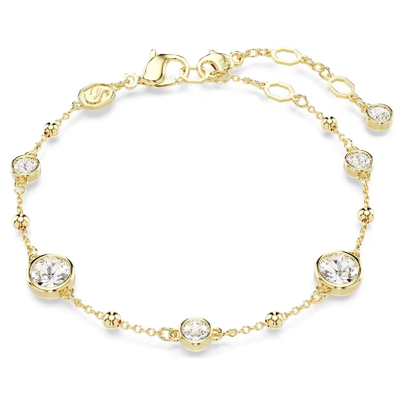 Women’s gemstone link bracelets-Swarovski Imber Bezel Bracelet