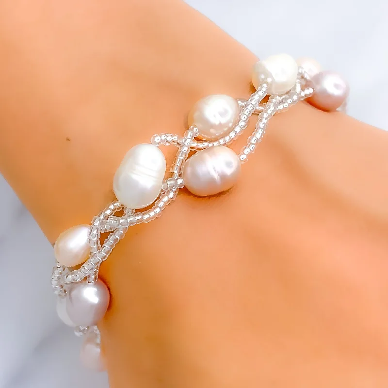 Women’s gemstone bracelets-BF Special - Pearl Bracelet