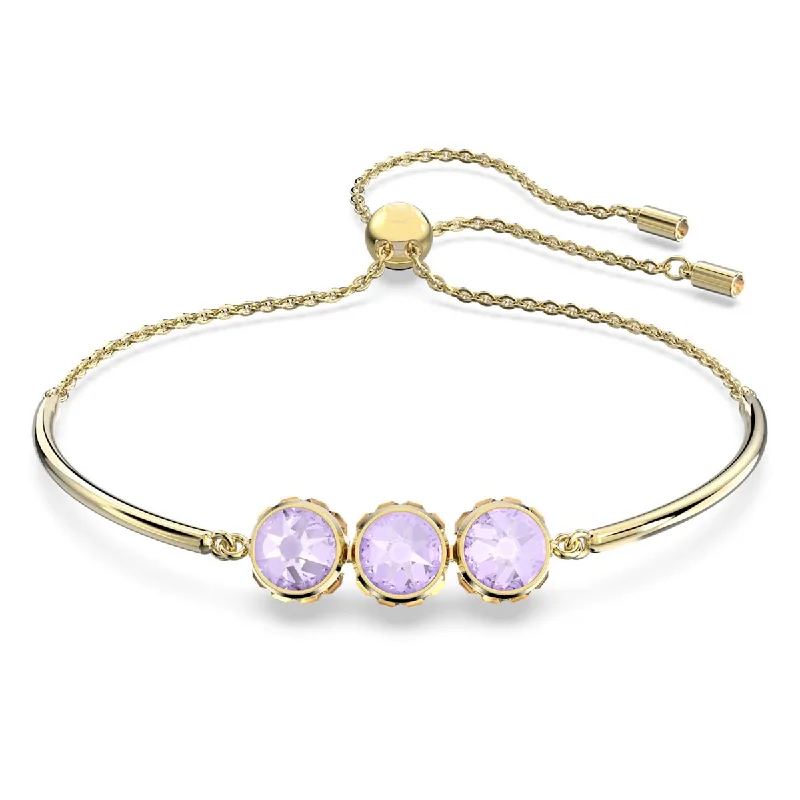 Women’s tennis bracelets-Swarovski Crystal Reversible Orbita Bangle Bracelet