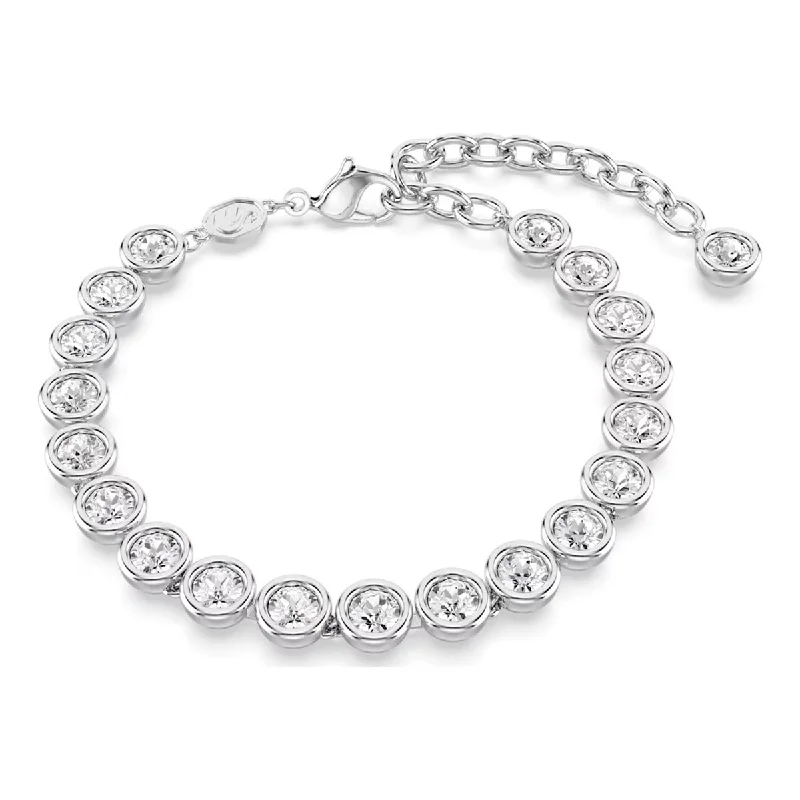 Women’s thick bangle bracelets-Swarovski Imber Bezel Bracelet