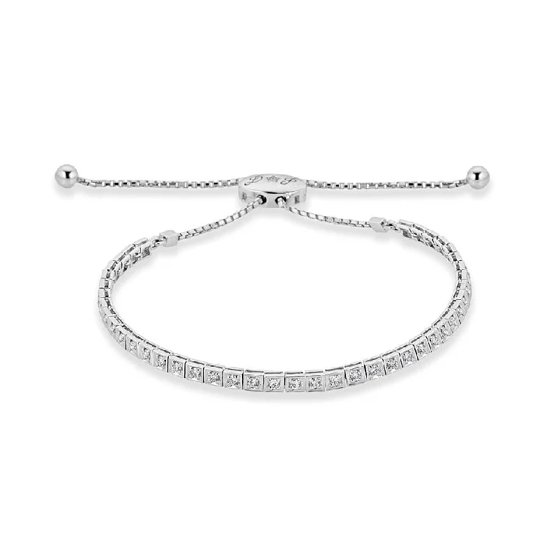 Women’s woven bracelets-Four-Prong Square Shaped Adjustable Bracelet